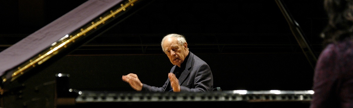 Pierre Boulez, concert scolaire, 1983 © B. Meyer