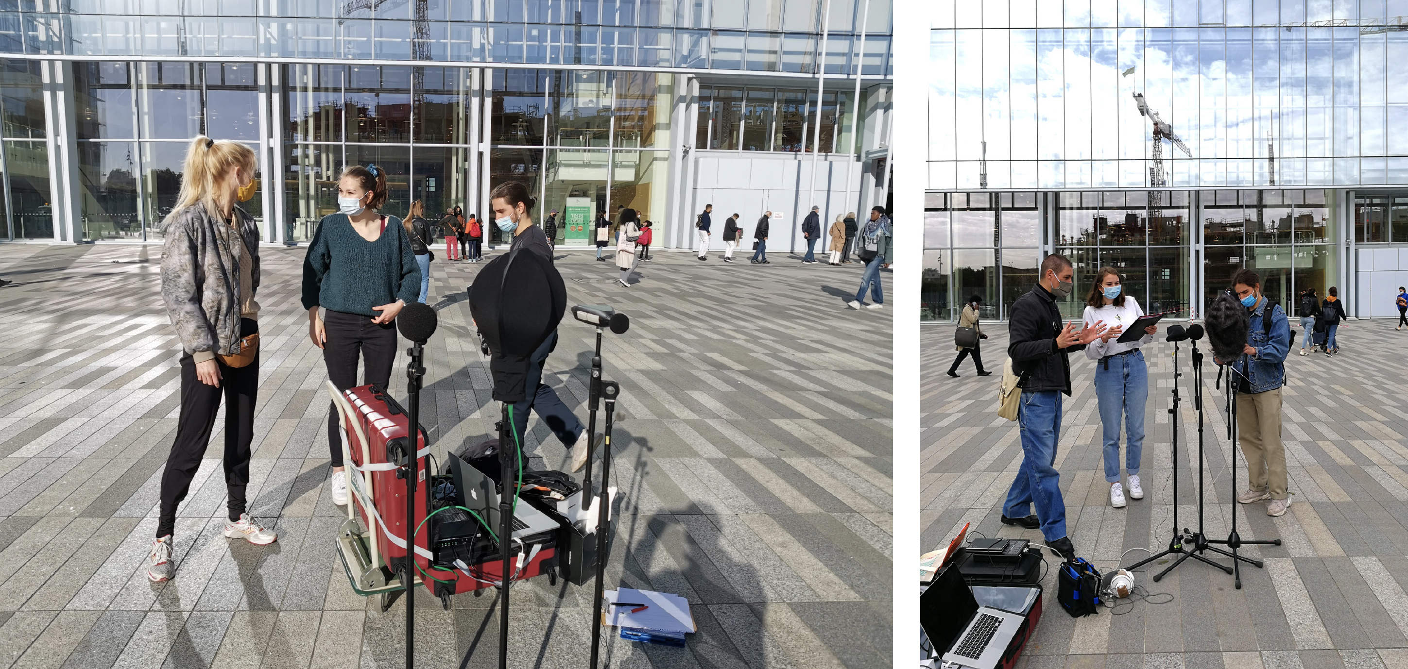 HOA site recordings and acoustic measurements with the IRCAM Perception and Sound Design Team and doctoral candidate Valérian Fraisse.