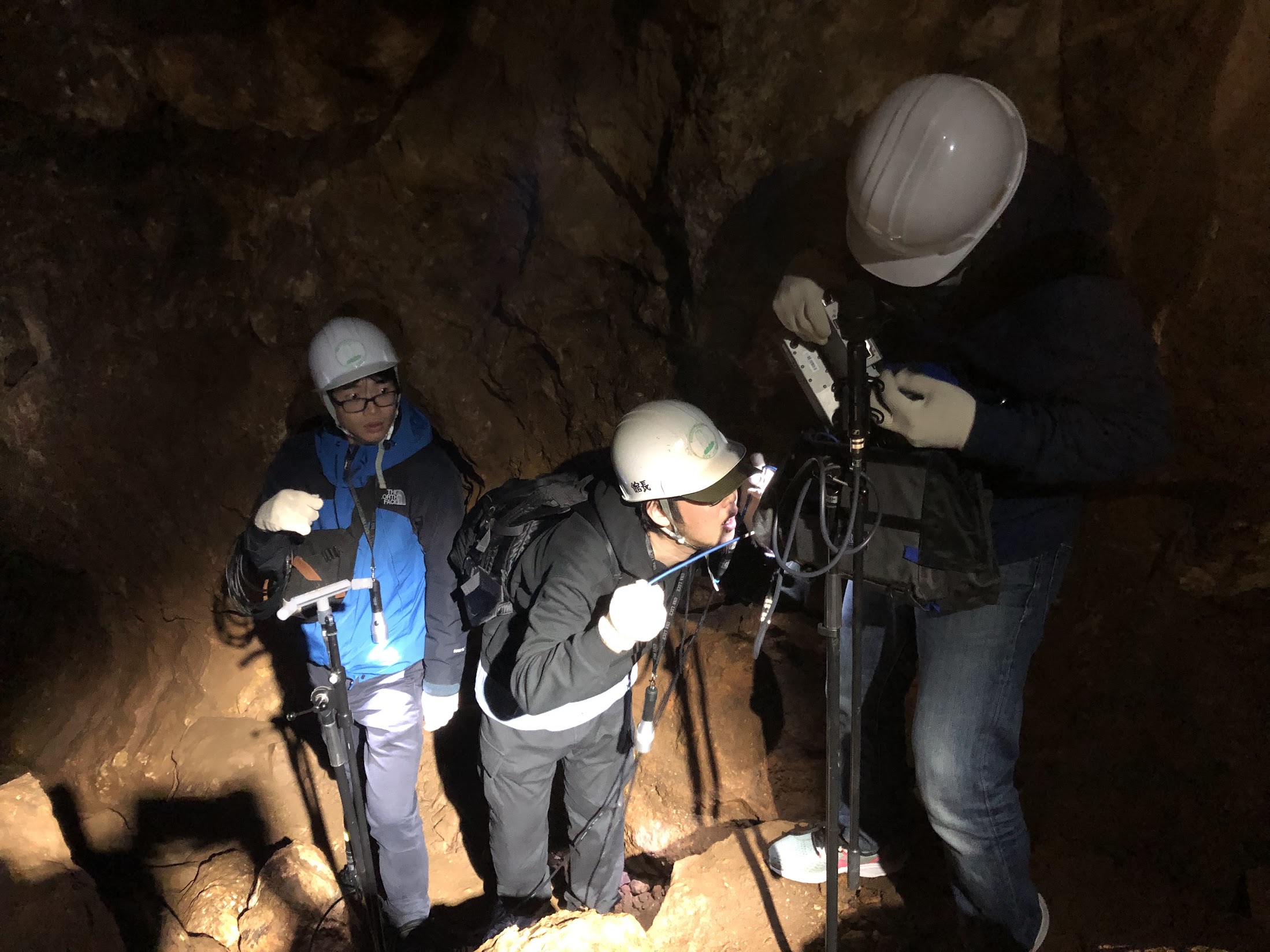 IR Recording in a cave with Yamaguchi Center for Arts and Media[YCAM]