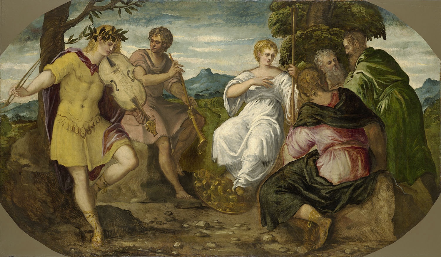 Tintoretto: la gara tra Apollo e Marsia (c.1545)