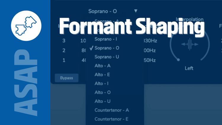 ASAP Formant Shaping
